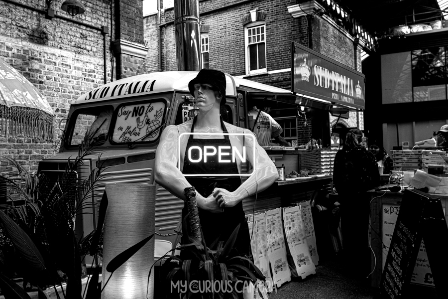 Spitalfields Markets Sud Italia food stand