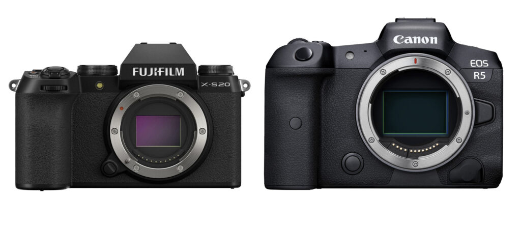 Fujifilm XS20 and Canon R5