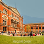 Victoria and Albert Museum Garden and Fountain