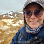 Nina embracing adventure travel in Iceland